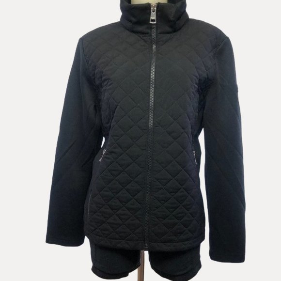 Andrew Marc Jackets & Coats Andrew Marc Mixed Media Diamond Quilted